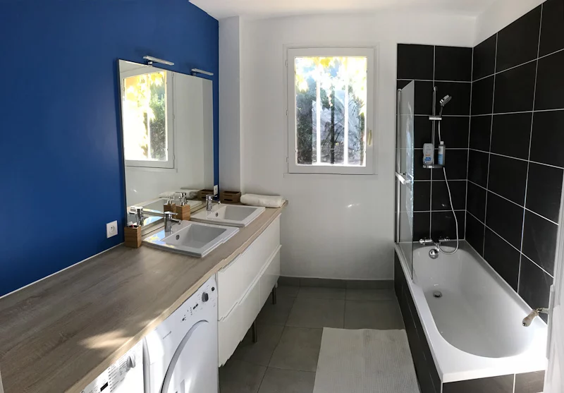 Rénovation et aménagement d'une salle de bain à Bouchemaine