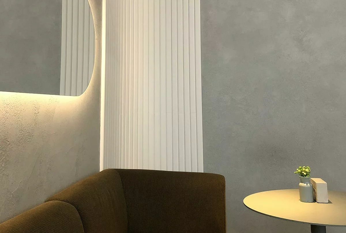 béton ciré angers et le Lion d'Angers