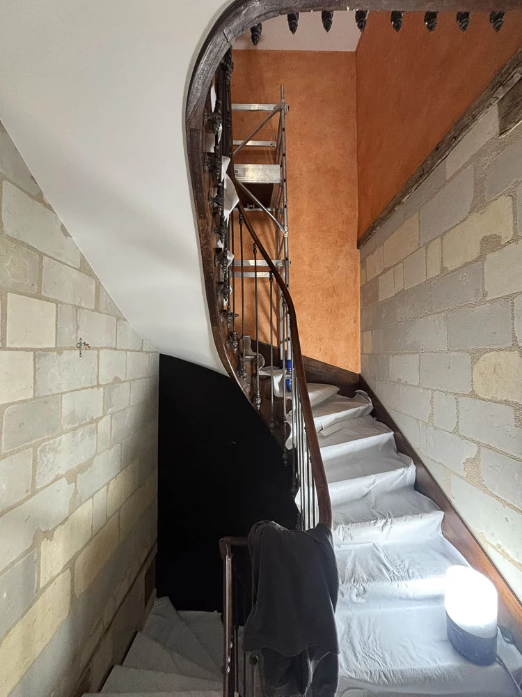 rénovation cage escalier Corné Mazé Loire Authion rénovation cage escalier Corné Mazé Loire Authion
