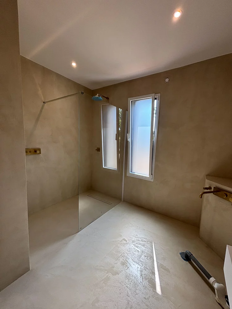 salle de bain béton ciré Segré Le Lion Angers salle de bain béton ciré Segré Le Lion Angers